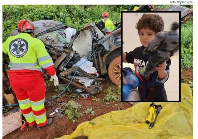 Filho de casal de médicos que morreu em acidente na estrada tem alta