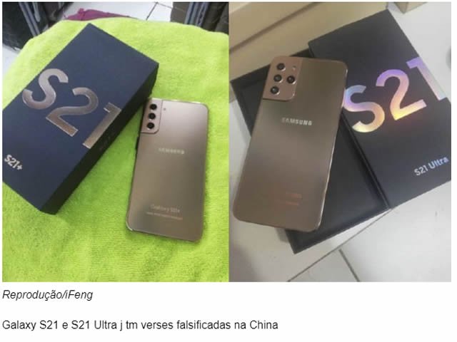 Galaxy S21+ e S21 Ultra já têm versões falsificadas na China