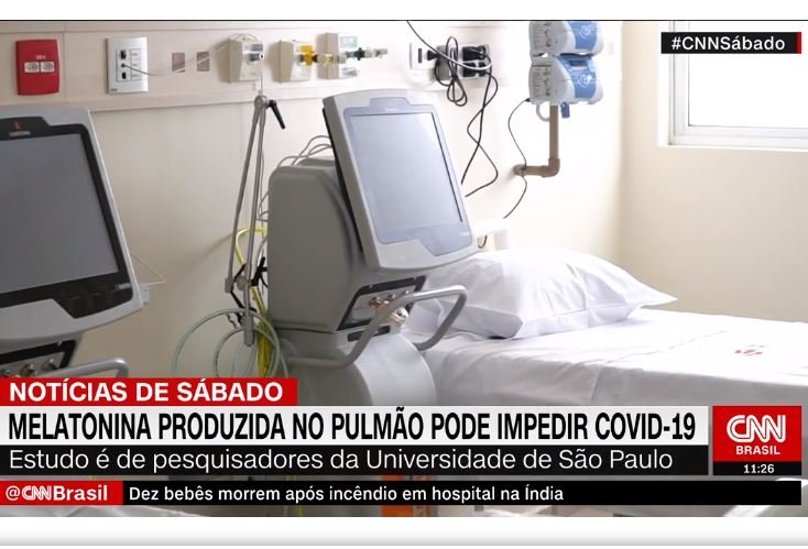 Melatonina produzida no pulmão pode conter agravamento da Covid-19