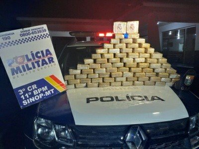 PM apreende pasta base de cocaína avaliada em 2 milhões