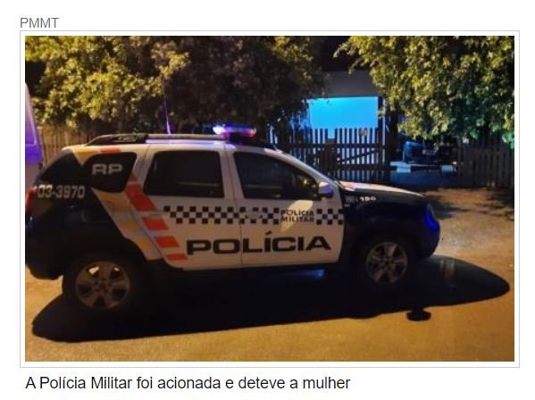 Com criança no colo, mulher ameaça atear fogo no corpo