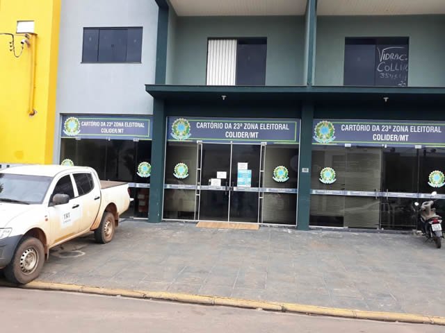 Cartório Eleitoral de Colíder esta com atendimento somente por telefone.