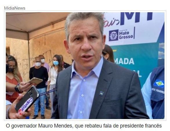 Mendes diz que Macron é "irresponsável" e fala "imbecilidades"