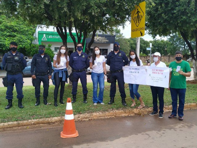 Colíder realiza a BLITZ da conscientização sobre a campanha do Janeiro branco. (Vídeo)