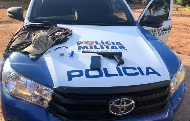 PM prende jovem com arma artesanal Cal.22