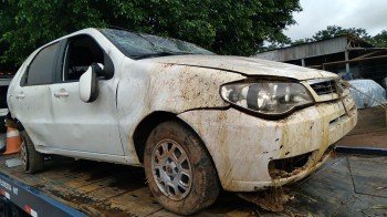 Motorista perde controle e capota veículo na MT-208