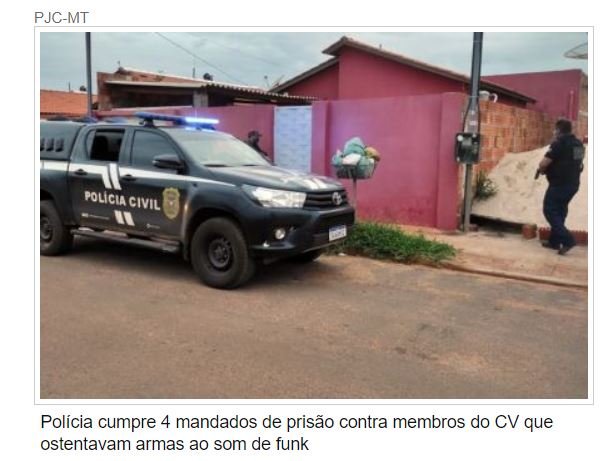 Polícia faz operação contra grupo que ostentava armas nas redes