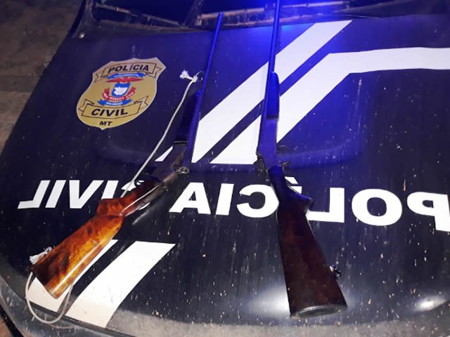 Operação da SEMA com PJC próximo da UHE Colíder, prende dois homens armados. (Vídeo)