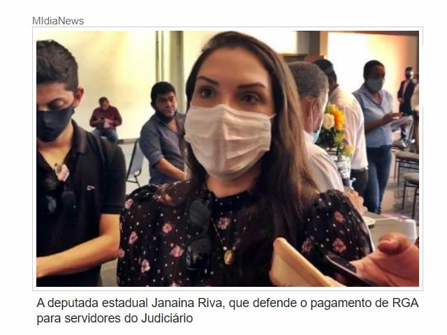 Após veto de Mendes, Janaina cita inflação e defende RGA do Judiciário