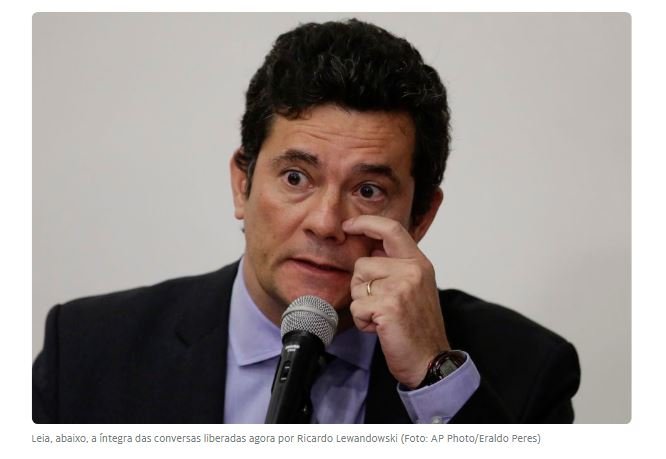 STF retira sigilo de conversas entre Moro e procuradores a pedido de Lula; leia troca de mensagens