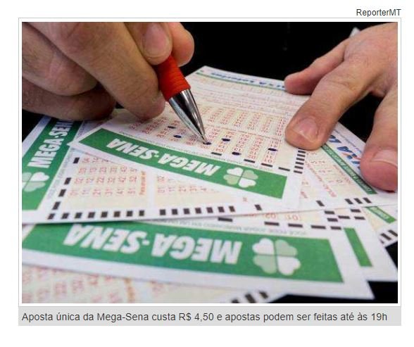 Aposta única de MT leva prêmio de R$ 25 milhões da Mega-Sena