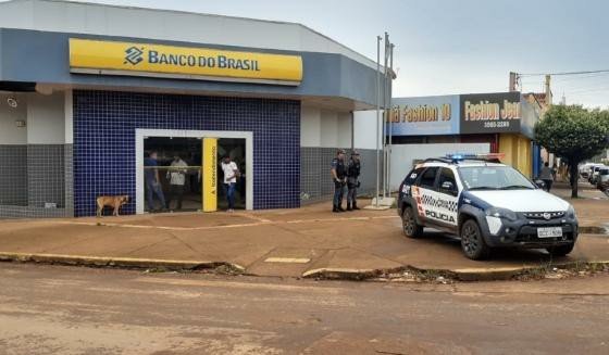 Criminosos furtam armas de fogo do Banco do Brasil