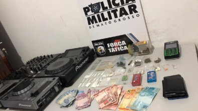 PM flagra festa clandestina com 130 pessoas e rodízio de drogas