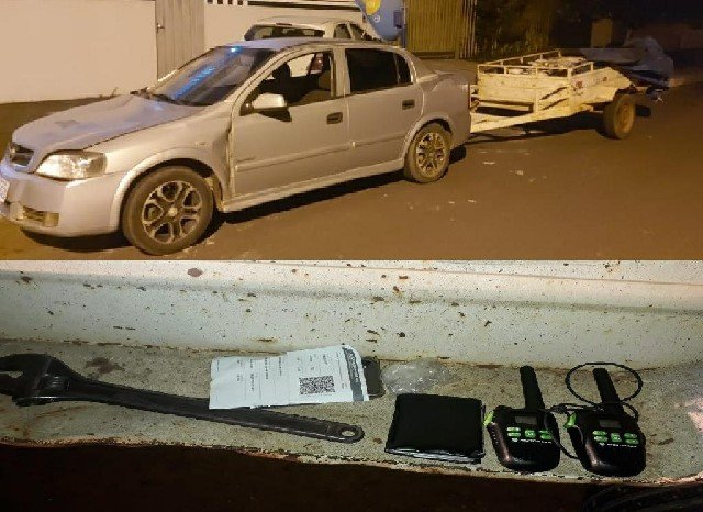 Policiais interceptam quadrilha e apreendem 27 galões de combustível