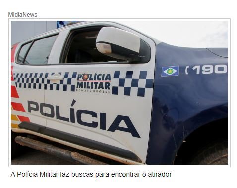 Homem é baleado e se esconde em mata para fugir de atirador
