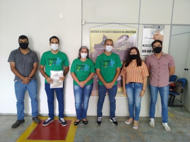 ONG Carapa Vivo de Colíder firma parceria com a Sec. Mun. De Meio Ambiente.