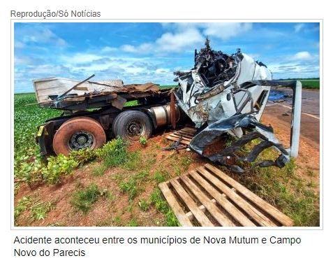 Motoristas morrem após carretas baterem de frente no interior. (Fotos)