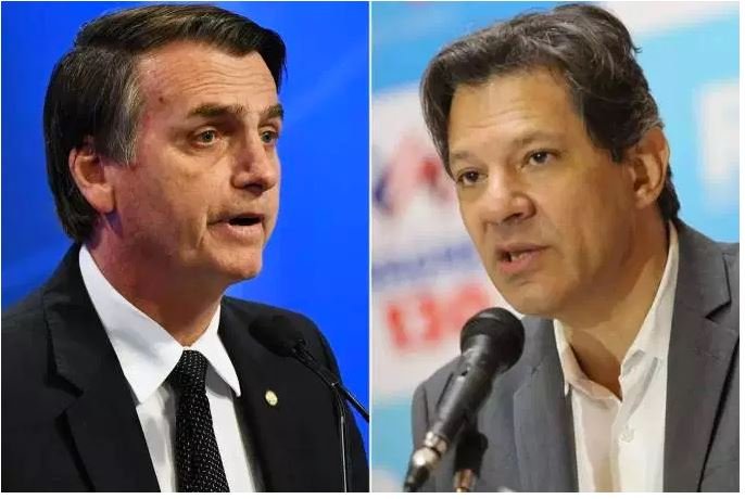 Datafolha mostra Bolsonaro com 58% e Haddad, 42%, na largada do 2º turno