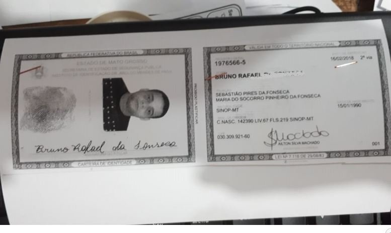Policia Civil divulga foto de golpista do envelope vazio