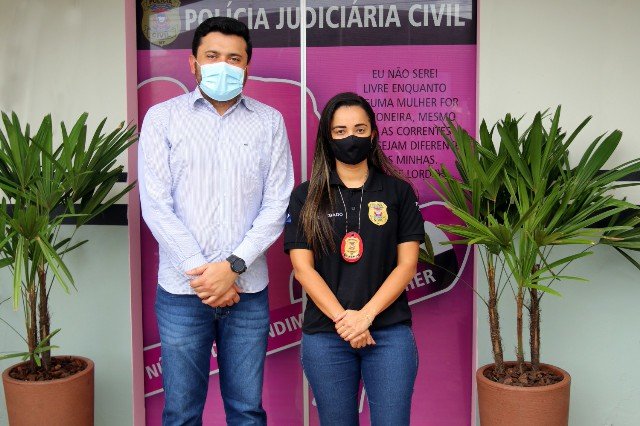 Prefeito Maninho realizou visita na nova Delegacia da Mulher em Colíder