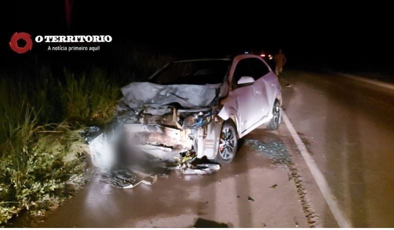 Duas pessoas morrem em violento acidente na BR-163 em Guarantã do Norte.