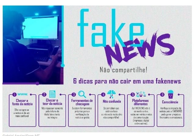 População pode impedir propagação de fake news nas mídias sociais