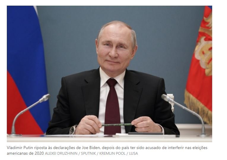 Putin promete represálias aos comentários de Biden e a tensão aumenta entre Rússia e EUA
