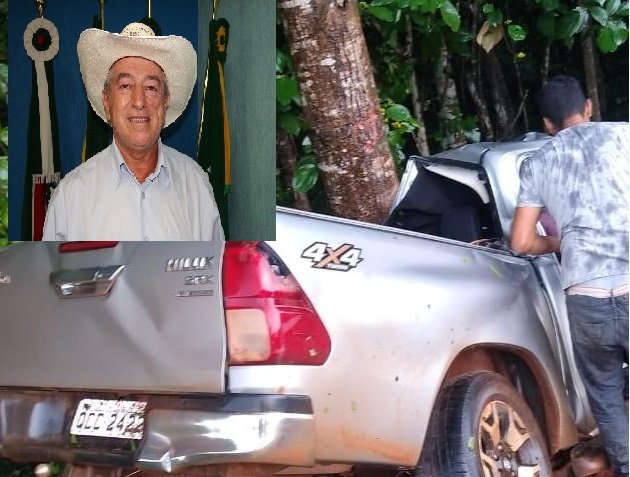Ex-prefeito de Juara, Edson Miguel Piovezan, 69 anos, morre em acidente de carro na BR 163 no Pará.(Fotos)