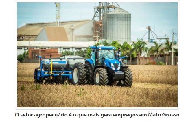 MT abre 2021 com 2º maior saldo de emprego do Centro-Oeste