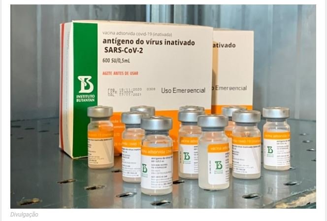 Butantan entrega mais 2,2 milhões de doses de vacina CoronaVac