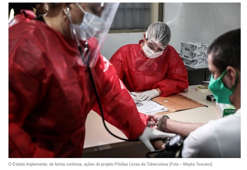 Combate à tuberculose em unidades penais de Mato Grosso é destaque de aula online