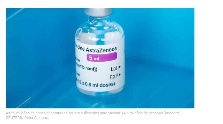 Após inspeção, AstraZeneca diz que 29 milhões de doses de vacina são para UE e países mais pobres