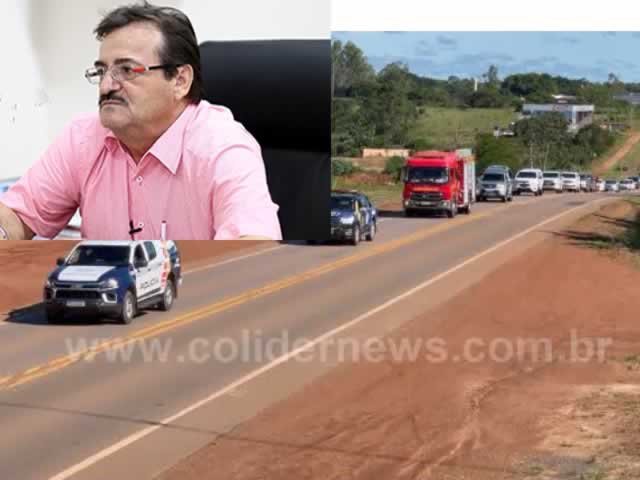 Sepultado em Colíder o corpo do empresário Joao Carlos Martins. (Vídeo)