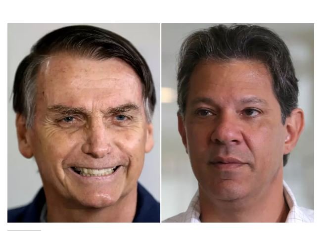 Ibope: Bolsonaro tem 59% dos votos válidos e Haddad, 41%