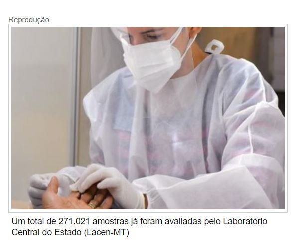 MT registra mais de 3 mil casos e 90 mortes por Covid em 24h