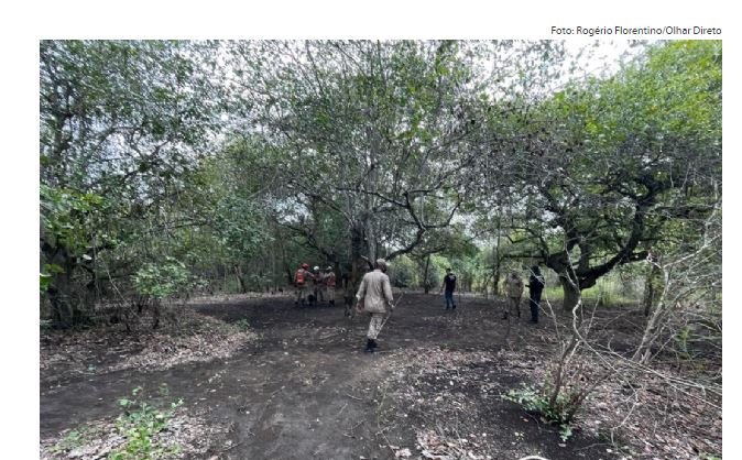 Moradores relatam gritos e tiros em local utilizado como tribunal do crime e cemitério clandestino; fotos e vídeos