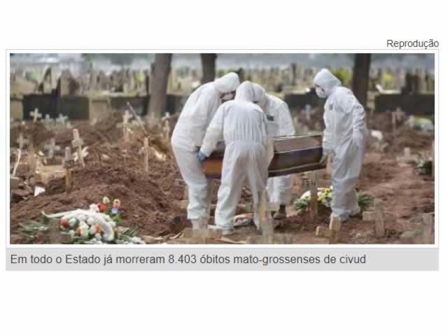 Mato Grosso tem 57 mortes e 1.707 novos casos em 24h