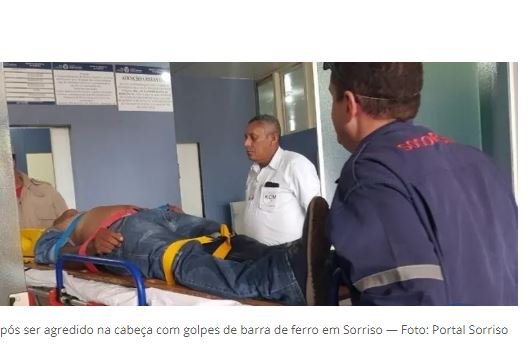 Dono de borracharia é suspeito de espancar homem com barra de ferro em MT