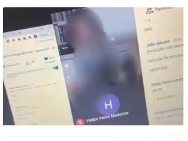 VEJA O VIDEO - Aluno é flagrado fazendo sexo durante aula virtual