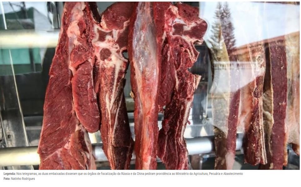 China e Rússia fazem queixas de agrotóxico e coronavírus em carne e soja exportadas pelo Brasil