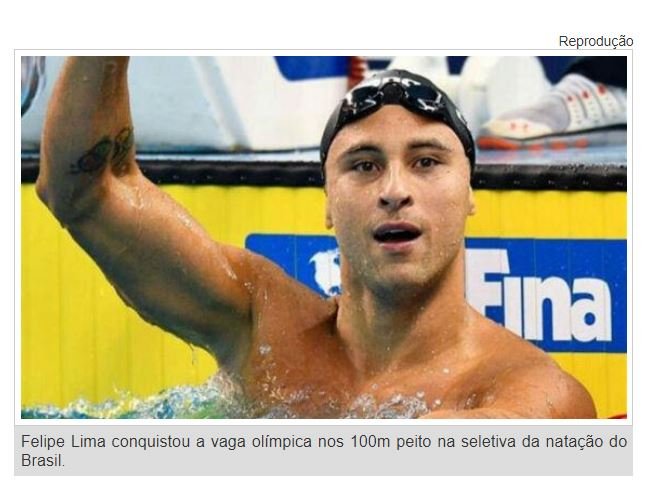 Nadador cuiabano garante vaga para disputar Olimpíadas de Tóquio