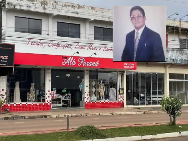 Sansão empresário e pioneiro de Colíder é morto por bandidos durante assalto.