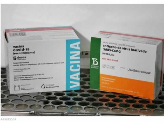 Remessa com 50,8 mil doses de vacina contra Covid-19 chegam a MT amanhã (23)