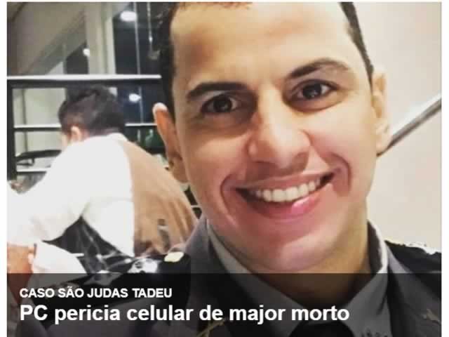 PC faz perícia em celular de major morto que teria sofrido maus tratos em hospital em Cuiabá; veja prints