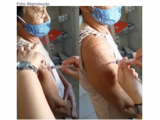 Família de idosa relata seringa vazia em vacina contra Covid-19 e aciona polícia; veja vídeo