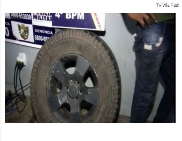 Ladrão é preso após furtar viatura da PM, em MT. (Vídeo)
