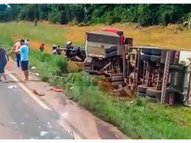 Empresário de Guarantã do Norte morre após colisão na BR-163 em Matupá. (Fotos)