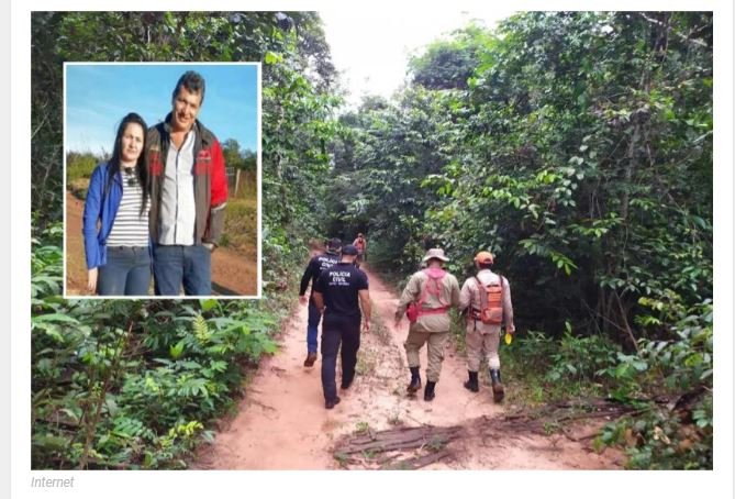 Casal que estava desaparecido é encontrado morto e carbonizado no interior de MT