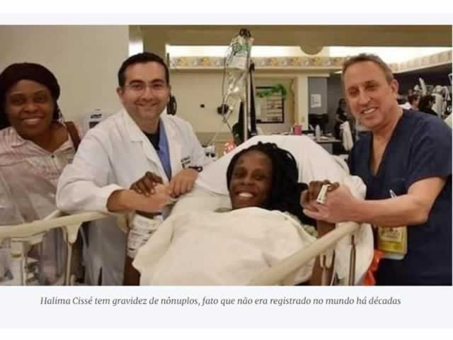 Mulher de 25 anos dá à luz nove filhos