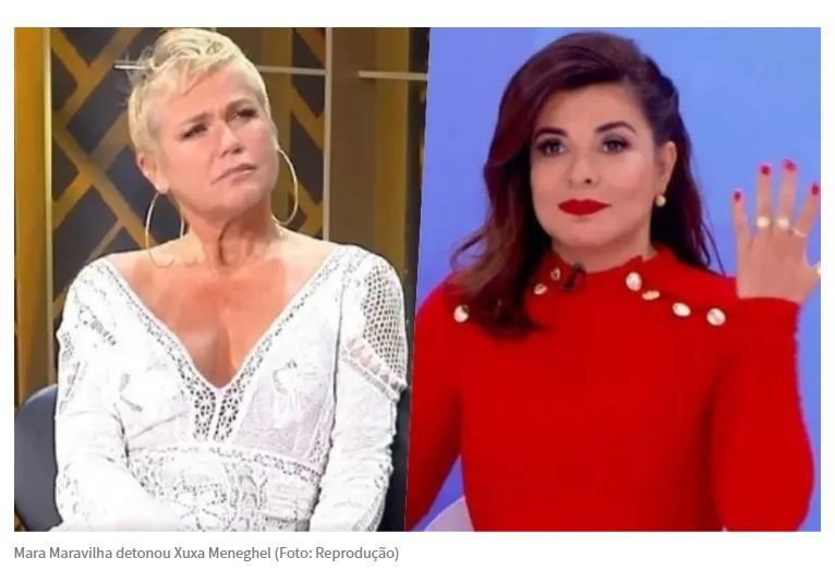 Mara Maravilha manda indireta para Xuxa em público: 'Pode ser rainha, mas coroa enferruja'